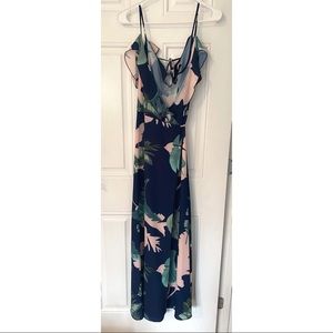 Tropical Maxi Wrap Dress or Cover Up